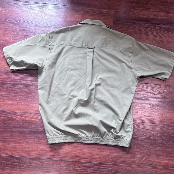 Cabela's Safari Series Men's Shirt Sz M Khaki Beige Short Sleeve Pockets - Picture 11 of 11